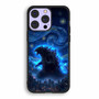 Gozzilla Starry night iPhone 14 Pro Case