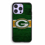 Green Bay Packer Wooden Style iPhone 14 Pro Case