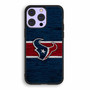 Houston Texans Wooden Style iPhone 14 Pro Case