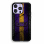 LSU Tigers Asphalt Style iPhone 14 Pro Case
