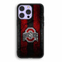 Ohio State Buckeyes  Asphalt Style iPhone 14 Pro Case