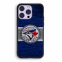 Toronto Blue Jays Wooden Style iPhone 14 Pro Case