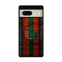 Miami Hurricanes  Asphalt Style Google Pixel 7/ Pixel 7 Pro/ Pixel 7a Case