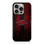 Arkansas Razorbacks Asphalt Style iPhone 15 Pro Case