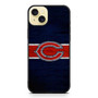 Chicago Bears Wooden Logo iPhone 15 Plus Case