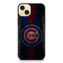 Chicago Cubs Asphalt Style iPhone 15 Plus Case