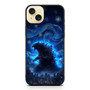 Gozzilla Starry night iPhone 15 Plus Case
