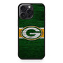 Green Bay Packer Wooden Style iPhone 15 Pro Max Case