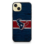 Houston Texans Wooden Style iPhone 15 Plus Case