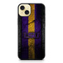 LSU Tigers Asphalt Style iPhone 15 Plus Case