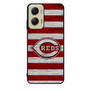 Cincinnati Reds Wooden Style Motorola Moto G Stylus 5G 2024 Case
