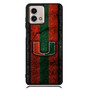 Miami Hurricanes  Asphalt Style Motorola Moto G Stylus Series Case