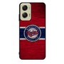Minnesota Twins Wooden textur Motorola Moto G Stylus 5G 2024 Case