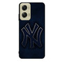 New York Yankees Blue metal Motorola Moto G Stylus 5G 2024 Case