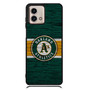 Oakland Athletics Wooden Style Motorola Moto G Stylus Series Case