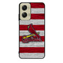 St Louis Cardinals Wooden Style Motorola Moto G Stylus 5G 2024 Case