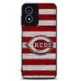 Cincinnati Reds Wooden Style Motorola Moto G Play 2024 Case