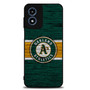 Oakland Athletics Wooden Style Motorola Moto G Play 2024 Case