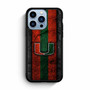Miami Hurricanes  Asphalt Style iPhone 13 Pro Case