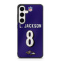 Baltimore Ravens Lamar Jackson Ravens Pride Samsung Galaxy S24+ Case