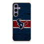Houston Texans Wooden Style Samsung Galaxy S24 Series Case