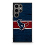 Houston Texans Wooden Style Samsung Galaxy S24 Ultra Case