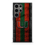 Miami Hurricanes  Asphalt Style Samsung Galaxy S24 Ultra Case