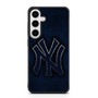 New York Yankees Blue metal Samsung Galaxy S24+ Case