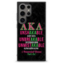 Alpha Kappa Alpha Unshakable Samsung Galaxy S25 Ultra Case