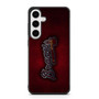 Atlanta Braves Red Metal Style Samsung Galaxy S25+ Case