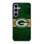 Green Bay Packer Wooden Style Samsung Galaxy S25 Series Case