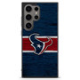 Houston Texans Wooden Style Samsung Galaxy S25 Ultra Case