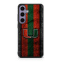 Miami Hurricanes  Asphalt Style Samsung Galaxy S25 Series Case