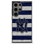 New York Yankees Wooden Style Samsung Galaxy S25 Ultra Case