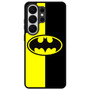 Batman Old Logo With Black & Yellow Background Samsung Galaxy S26 Ultra Case