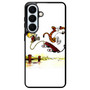 Calvin and Hobbes Playing Together Samsung Galaxy S26+ Case