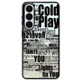 Coldplay Lyrics Fix You Samsung Galaxy S26+ Case
