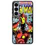 Iron Man Marvel Comic Cover Samsung Galaxy S26+ Case