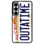 Outatime Back To The Future California License Plate Samsung Galaxy S26+ Case