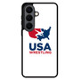 Usa Wrestling League Logo Samsung Galaxy S26 Case