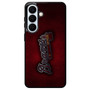 Atlanta Braves Red Metal Style Samsung Galaxy S26+ Case