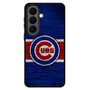 Chicago Cubs Wooden Style Samsung Galaxy S26 Case