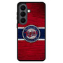 Minnesota Twins Wooden textur Samsung Galaxy S26 Case