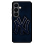 New York Yankees Blue metal Samsung Galaxy S26 Case