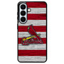 St Louis Cardinals Wooden Style Samsung Galaxy S26+ Case