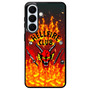 Stranger Things Hellfire Club on Fire Samsung Galaxy S26+ Case