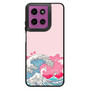Ocean Wave in Pink Art Motorola Moto G 2026 Case