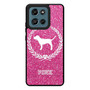 Glitter Pink Dog Logo Motorola Moto G Play 2026 Case