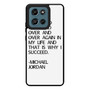 Michael Jordan Quotes Motorola Moto G Play 2026 Case