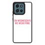 On Wednesdays We Wear Pink Mean Girls Motorola Moto G Play 2026 Case